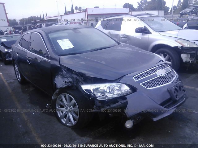 1G11H5SA6DF284293 - 2013 CHEVROLET MALIBU LTZ 灰色 照片 1
