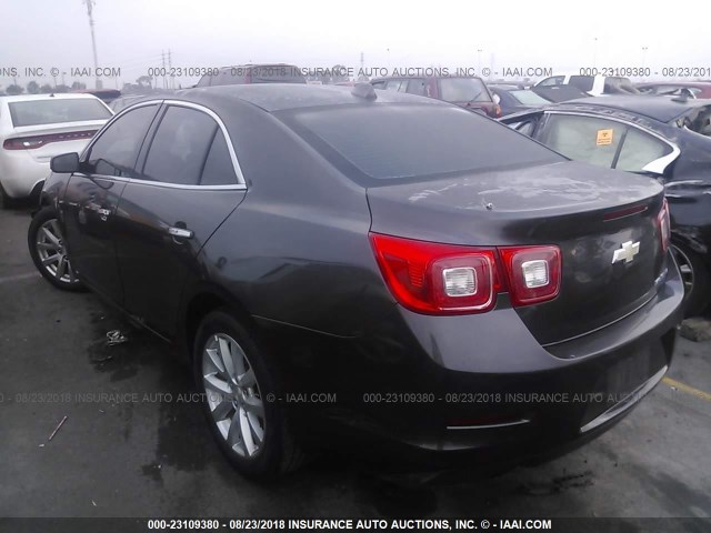 1G11H5SA6DF284293 - 2013 CHEVROLET MALIBU LTZ 灰色 照片 3