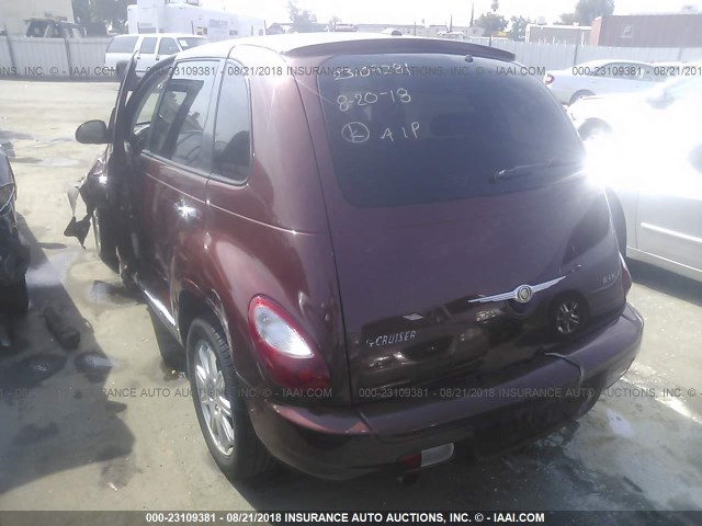 3A8FY58BX8T242744 - 2008 CHRYSLER PT CRUISER TOURING MAROON photo 3