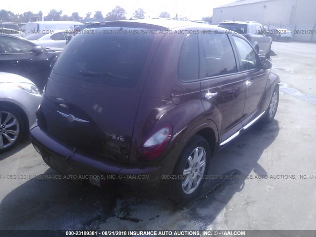 3A8FY58BX8T242744 - 2008 CHRYSLER PT CRUISER TOURING MAROON photo 4