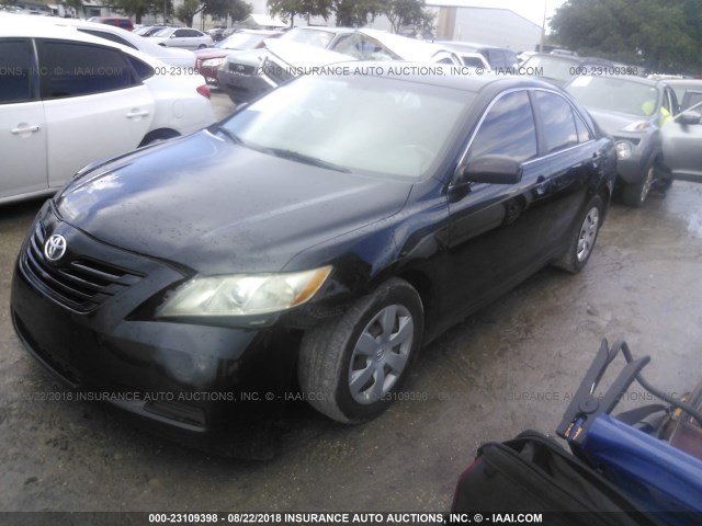 4T1BE46K88U208010 - 2008 TOYOTA CAMRY CE/LE/XLE/SE BLACK photo 2