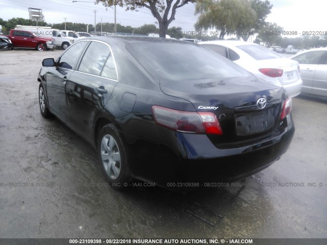 4T1BE46K88U208010 - 2008 TOYOTA CAMRY CE/LE/XLE/SE BLACK photo 3
