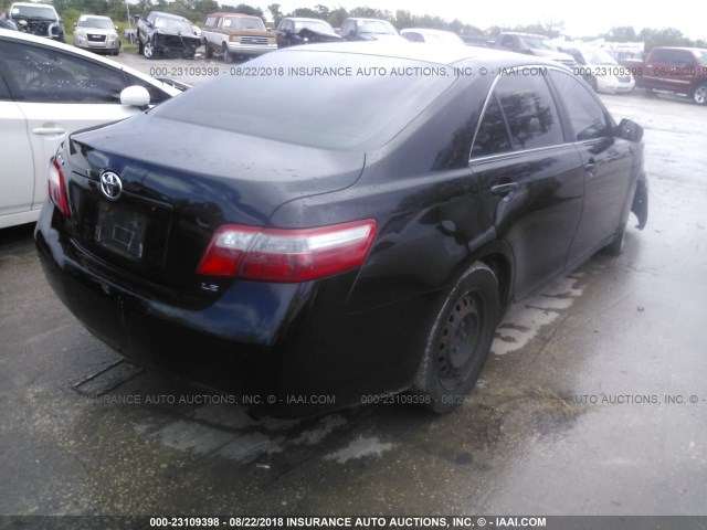 4T1BE46K88U208010 - 2008 TOYOTA CAMRY CE/LE/XLE/SE BLACK photo 4