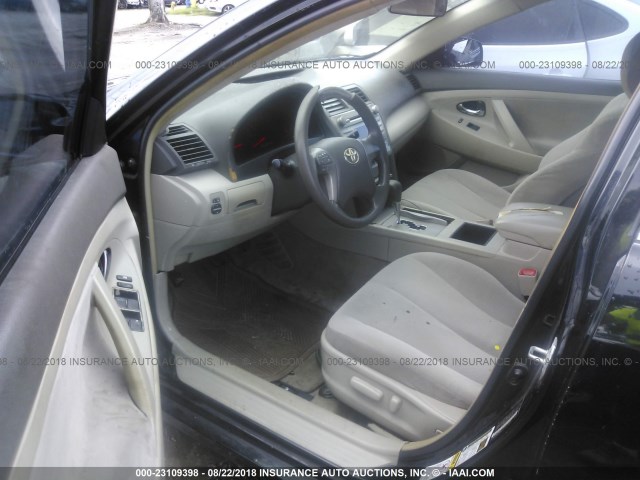 4T1BE46K88U208010 - 2008 TOYOTA CAMRY CE/LE/XLE/SE BLACK photo 5
