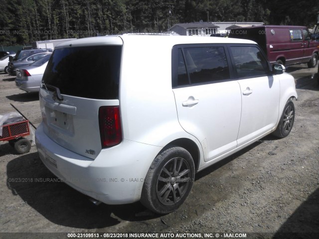 JTLKE50E281015077 - 2008 TOYOTA SCION XB Weiß Foto 4