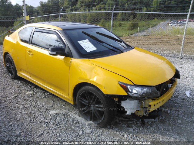 JTKJF5C7XC3026464 - 2012 TOYOTA SCION TC 黄色 照片 1