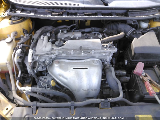 JTKJF5C7XC3026464 - 2012 TOYOTA SCION TC 黄色 照片 10