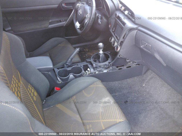 JTKJF5C7XC3026464 - 2012 TOYOTA SCION TC 黄色 照片 5