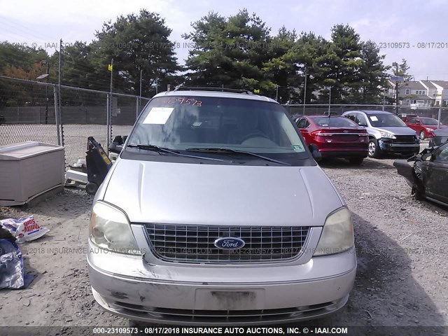 2FMZA52224BA92311 - 2004 FORD FREESTAR SEL SILVER photo 6