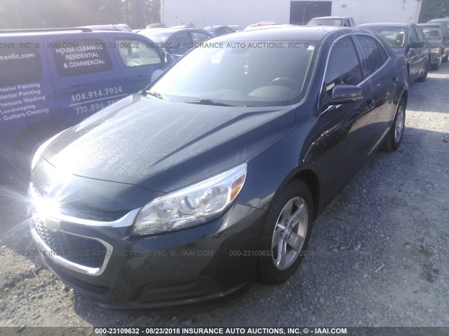 1G11C5SL3FF265705 - 2015 CHEVROLET MALIBU 1LT GRAY photo 2