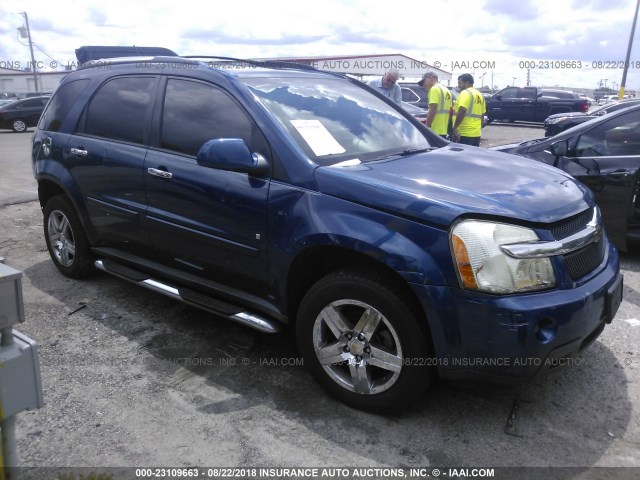 2CNDL83F996204853 - 2009 CHEVROLET EQUINOX LTZ BLUE photo 1