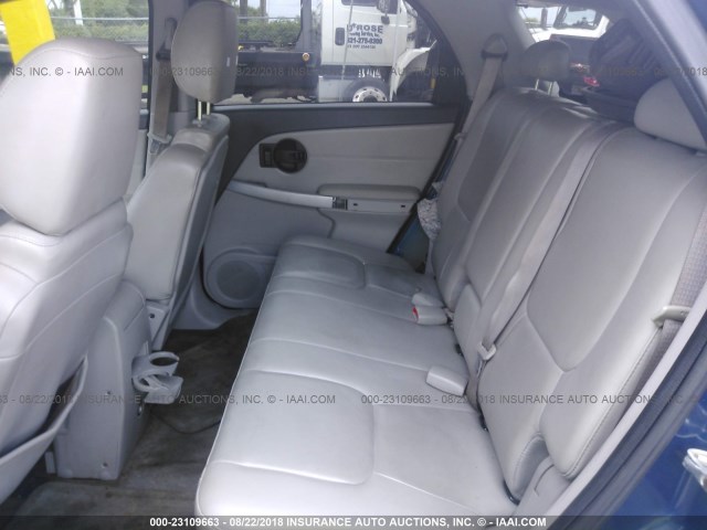 2CNDL83F996204853 - 2009 CHEVROLET EQUINOX LTZ BLUE photo 8