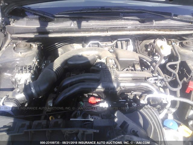 JF2GPABC5HH252039 - 2017 SUBARU CROSSTREK PREMIUM შავი ფოტო 10