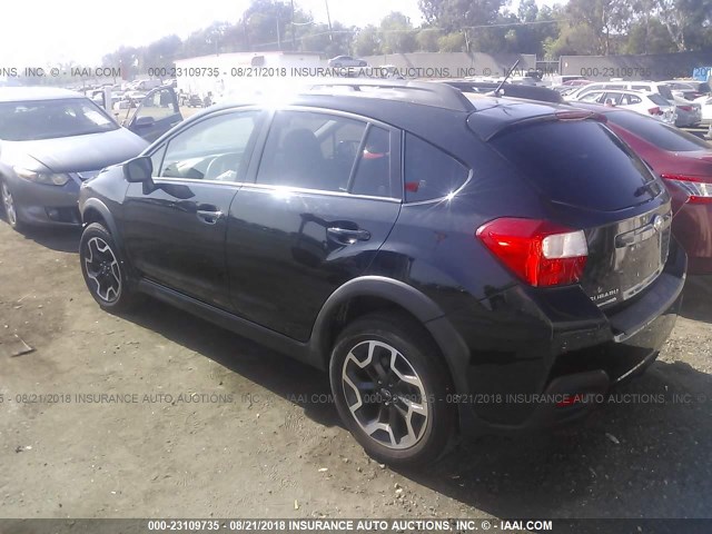 JF2GPABC5HH252039 - 2017 SUBARU CROSSTREK PREMIUM შავი ფოტო 3