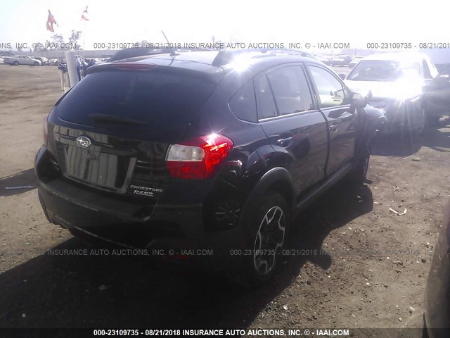 JF2GPABC5HH252039 - 2017 SUBARU CROSSTREK PREMIUM შავი ფოტო 4