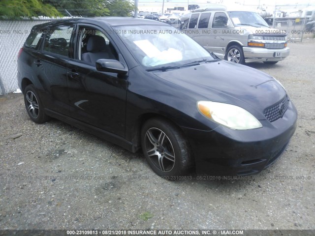 2T1KR32E14C207694 - 2004 TOYOTA COROLLA MATRIX XR BLACK photo 1