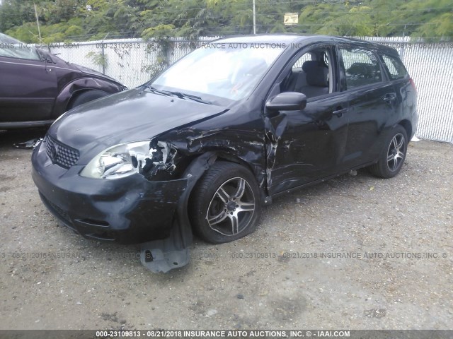 2T1KR32E14C207694 - 2004 TOYOTA COROLLA MATRIX XR BLACK photo 2
