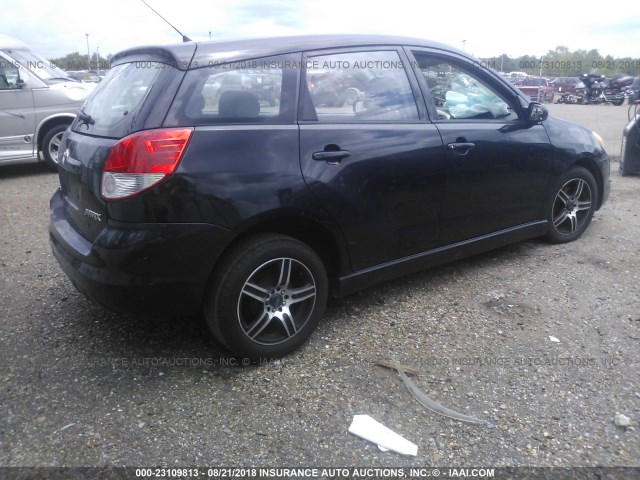 2T1KR32E14C207694 - 2004 TOYOTA COROLLA MATRIX XR BLACK photo 4