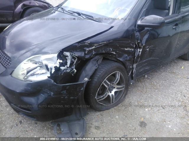 2T1KR32E14C207694 - 2004 TOYOTA COROLLA MATRIX XR BLACK photo 6