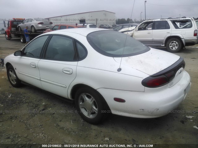 1FAFP53S8XA300945 - 1999 FORD TAURUS SE/COMFORT/SPORT WHITE photo 3