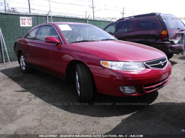 2T1CF22P2YC318110 - 2000 TOYOTA CAMRY SOLARA SE/SLE წითელი ფოტო 1
