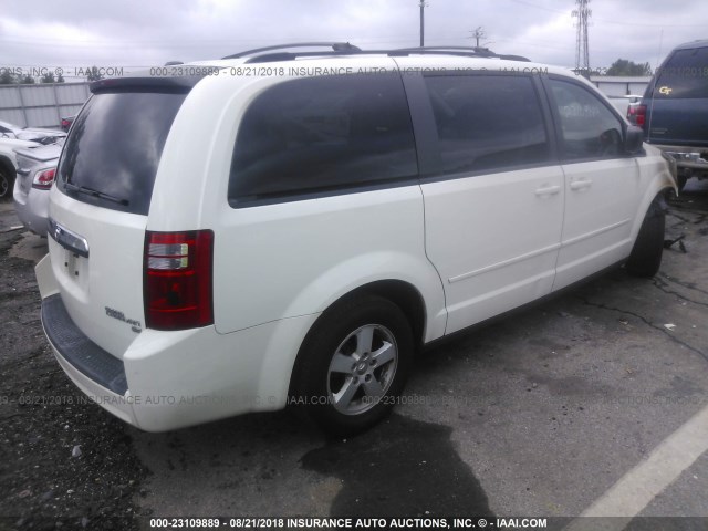 2D4RN3D14AR438107 - 2010 DODGE GRAND CARAVAN HERO WHITE photo 4