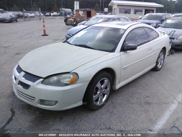 4B3AG52H34E047287 - 2004 DODGE STRATUS R/T WHITE photo 2