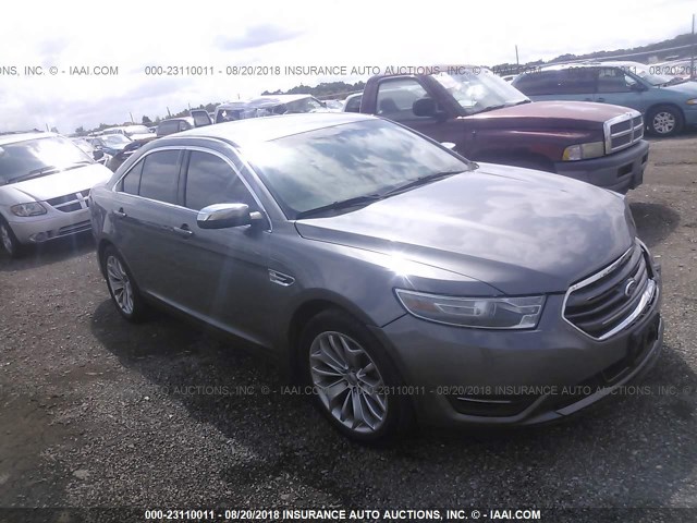 1FAHP2F86EG123829 - 2014 FORD TAURUS LIMITED GRAY photo 1