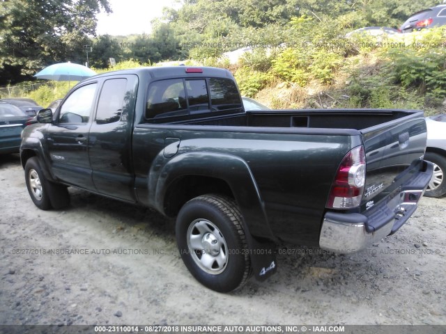 5TEUX42N79Z657002 - 2009 TOYOTA TACOMA ACCESS CAB Grün Foto 3