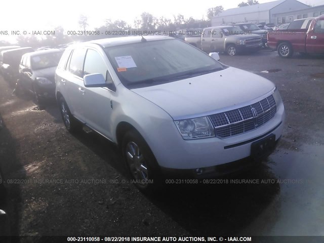 2LMDU88C98BJ26547 - 2008 LINCOLN MKX WHITE photo 1