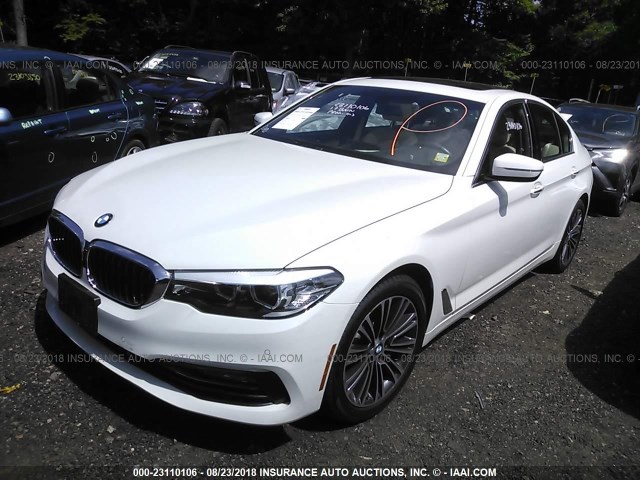 WBAJA7C31HG905492 - 2017 BMW 530 XI WHITE photo 2