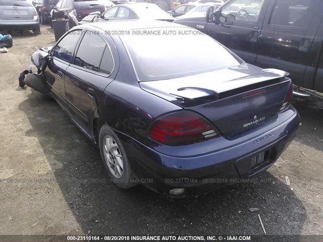 1G2NF52E34M571771 - 2004 PONTIAC GRAND AM SE1 BLUE photo 3