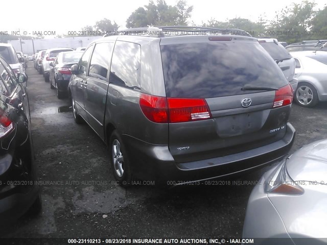 5TDZA23C74S033490 - 2004 TOYOTA SIENNA CE/LE GRAY photo 3