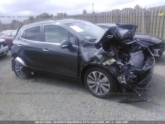 KL4CJASB2JB581452 - 2018 BUICK ENCORE PREFERRED Сұр фото 1