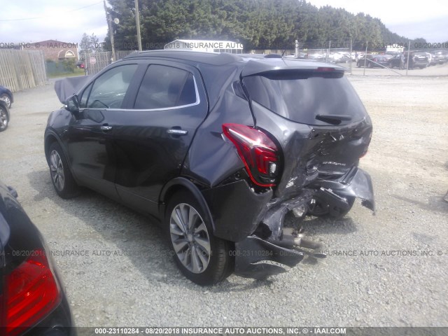 KL4CJASB2JB581452 - 2018 BUICK ENCORE PREFERRED Сұр фото 3
