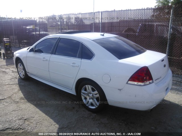 2G1WB5E31E1169808 - 2014 CHEVROLET IMPALA LIMITED LT WHITE photo 3