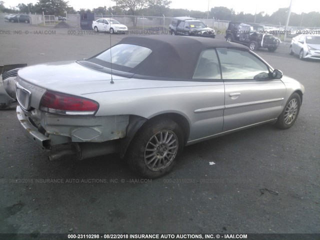 1C3EL55RX5N660871 - 2005 CHRYSLER SEBRING TOURING SILVER photo 4