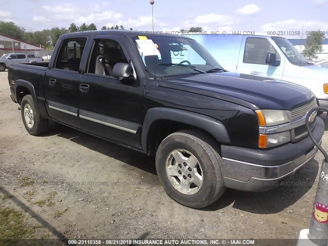 2GCEK13T651344472 - 2005 CHEVROLET SILVERADO K1500 BLACK photo 1