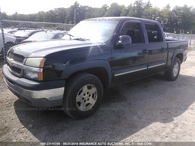 2GCEK13T651344472 - 2005 CHEVROLET SILVERADO K1500 BLACK photo 2