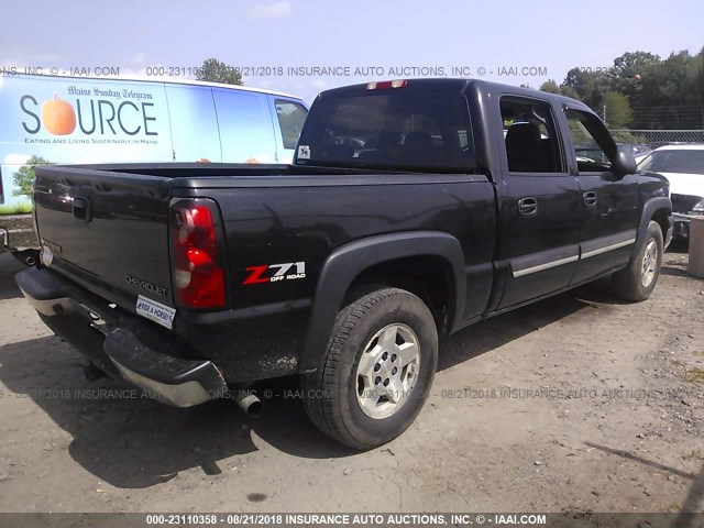 2GCEK13T651344472 - 2005 CHEVROLET SILVERADO K1500 BLACK photo 4