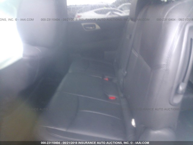 5N1AR2MM7DC687027 - 2013 NISSAN PATHFINDER S/SV/SL/PLATINUM WHITE photo 8