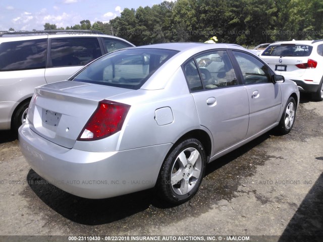 1G8AL55F16Z138277 - 2006 SATURN ION LEVEL 3 SILVER photo 4