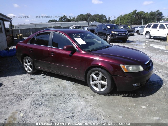 5NPEU46FX7H218098 - 2007 HYUNDAI SONATA SE/LIMITED MAROON photo 1