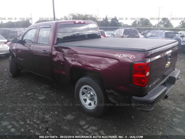 1GCVKPEH8FZ228484 - 2015 CHEVROLET SILVERADO K1500 RED photo 3