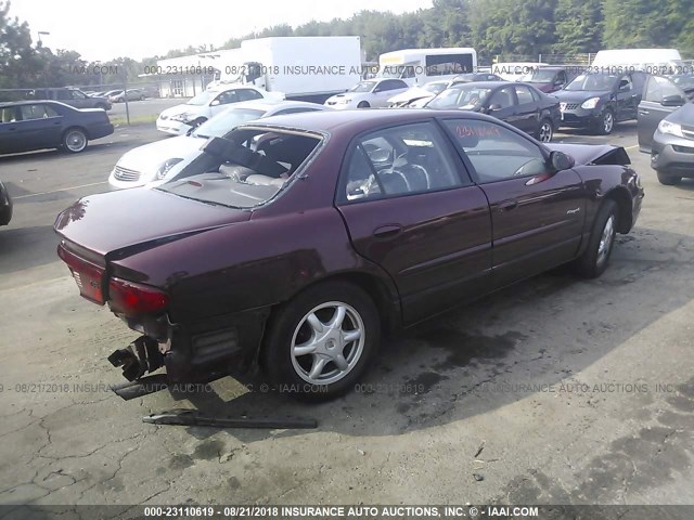 2G4WB55K611325037 - 2001 BUICK REGAL LS MAROON photo 4