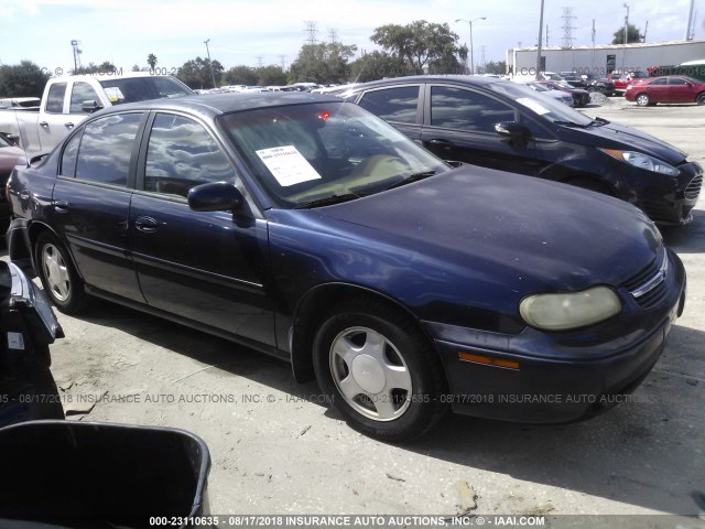 1G1NE52J3Y6207610 - 2000 CHEVROLET MALIBU LS Көк фото 1