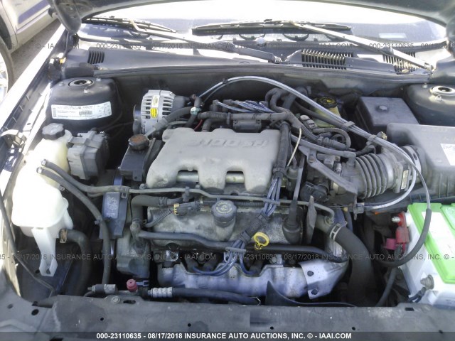 1G1NE52J3Y6207610 - 2000 CHEVROLET MALIBU LS Көк фото 10