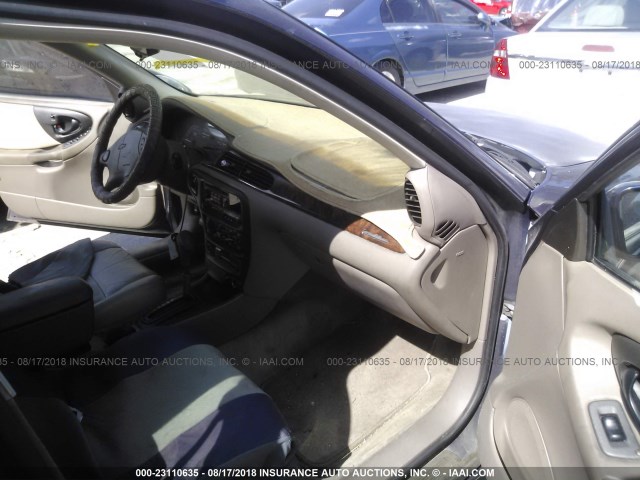 1G1NE52J3Y6207610 - 2000 CHEVROLET MALIBU LS Көк фото 5