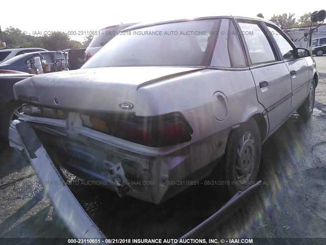 1FAPP36X3RK238139 - 1994 FORD TEMPO GL SILVER photo 4