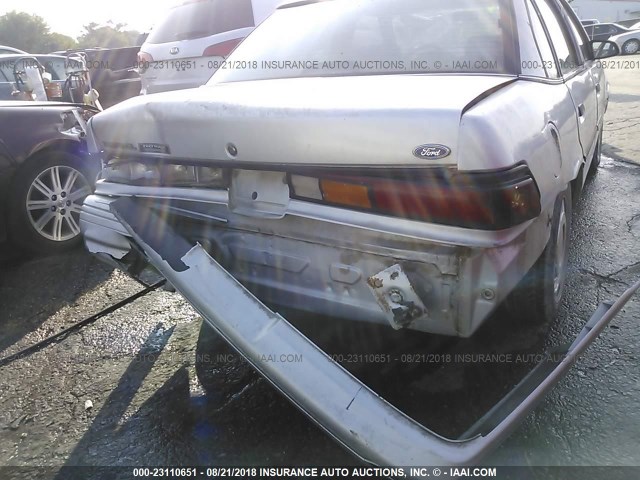 1FAPP36X3RK238139 - 1994 FORD TEMPO GL SILVER photo 6